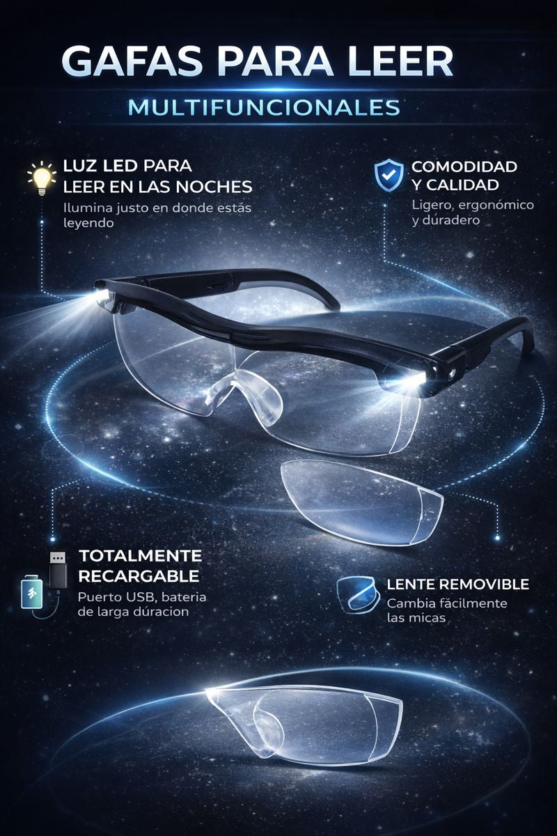 Gafas de lectura Led - Producto Exclusivo
